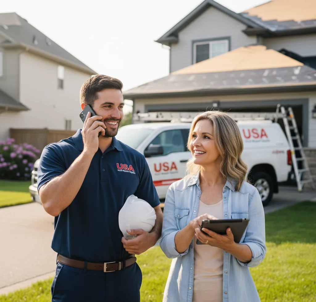 USA Roof Repair Experts customer support in Campbellsport